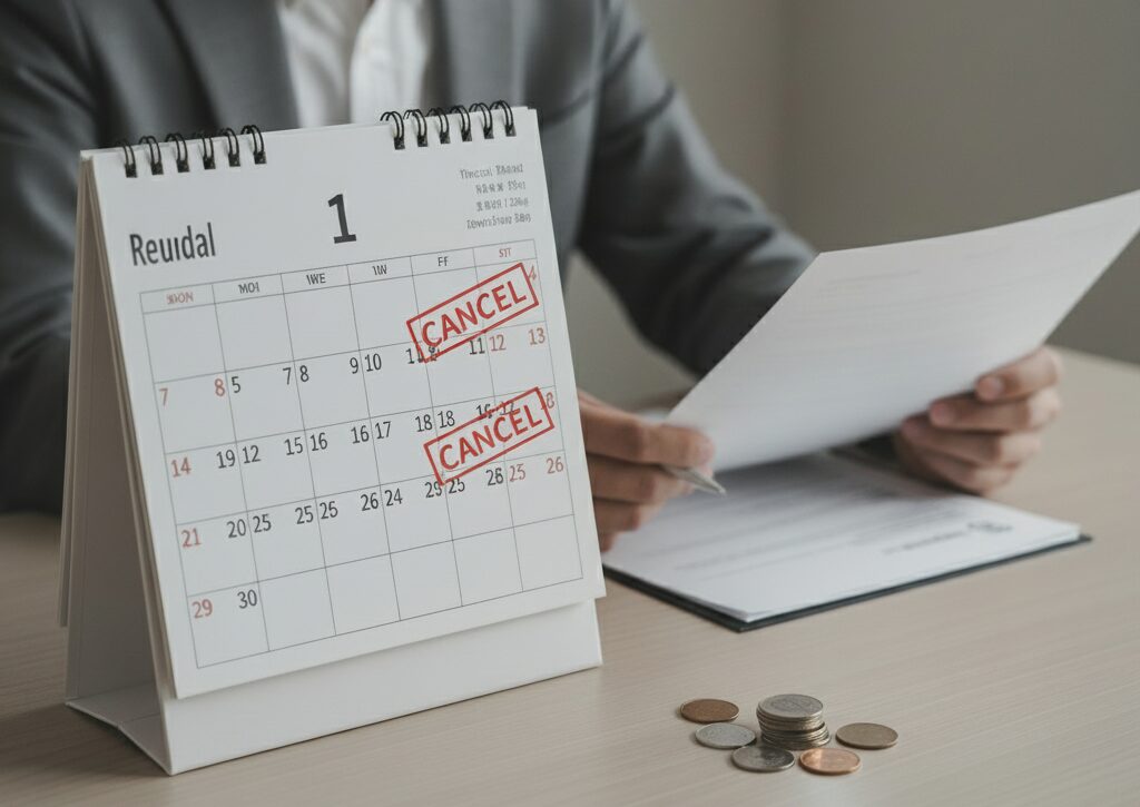 キャンセル・返金の手順と注意点