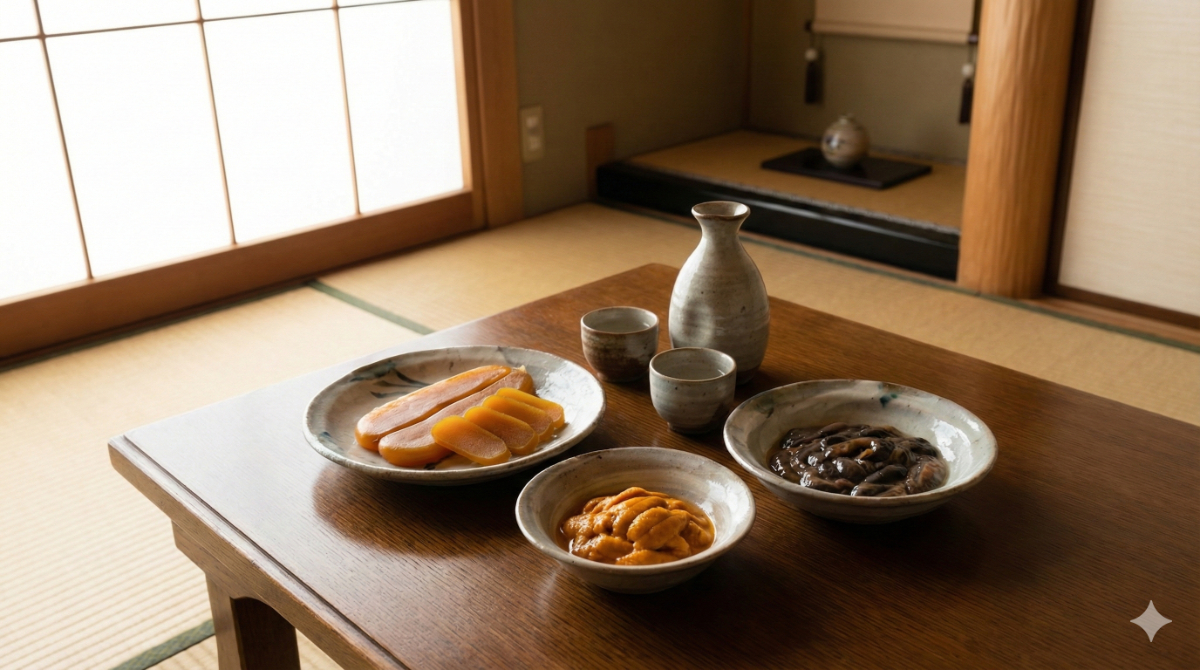 日本の伝統品である日本三大珍味