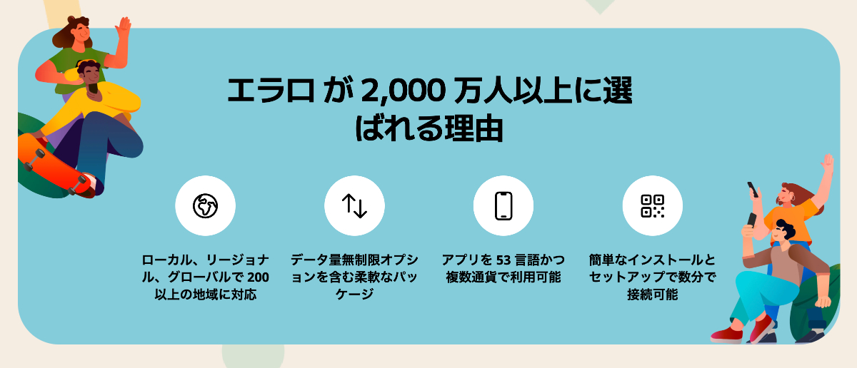 Airaloのメリットと良い評判