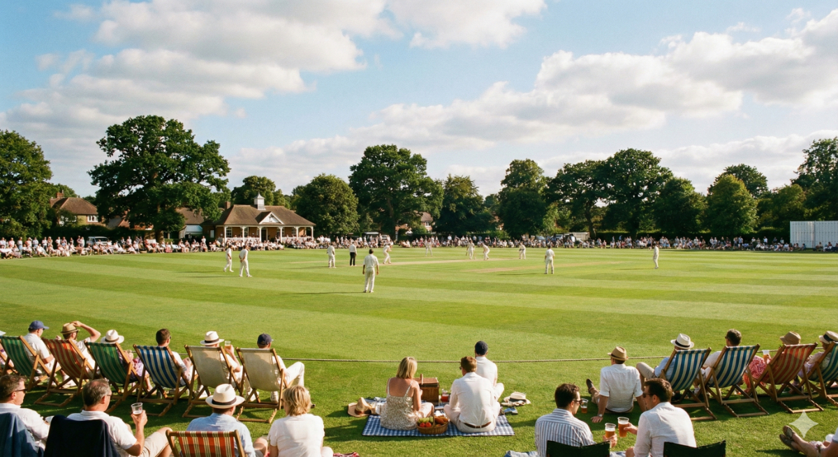 夏の伝統的国技クリケット