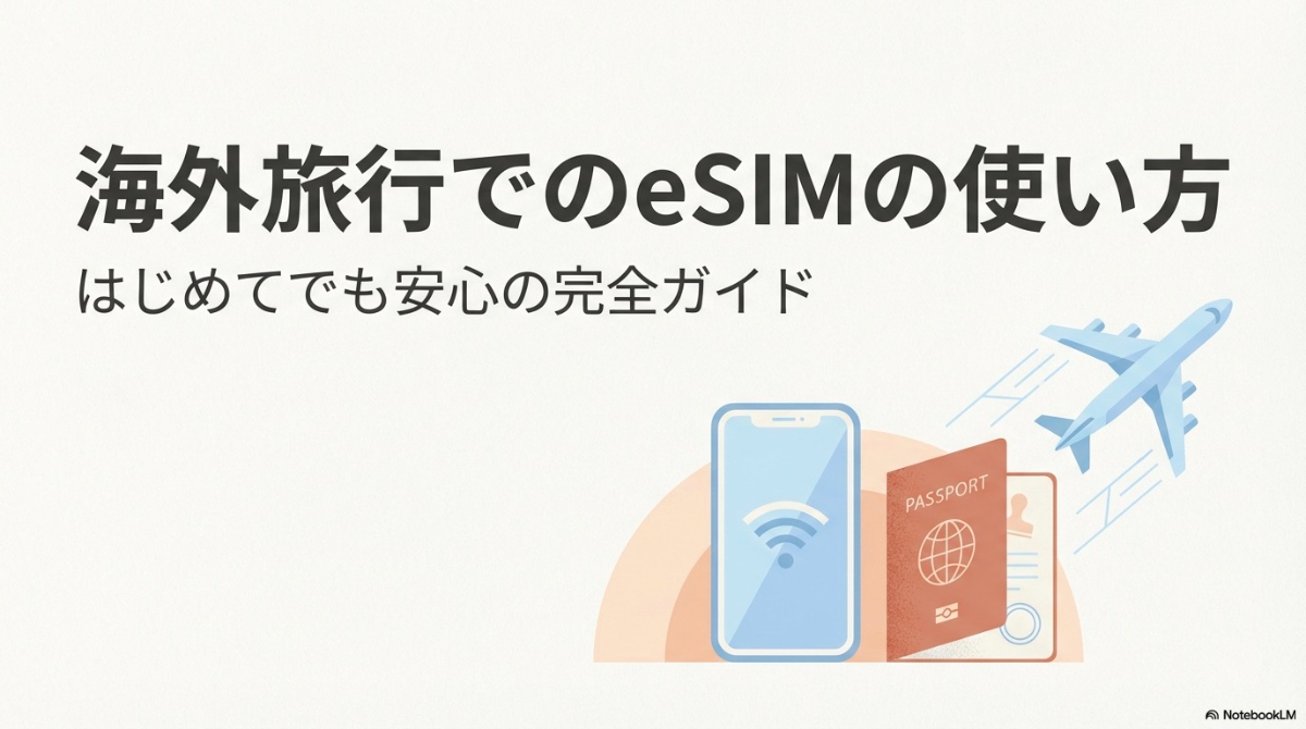 海外旅行でのeSIMの使い方を解説する完全ガイドのタイトル画像