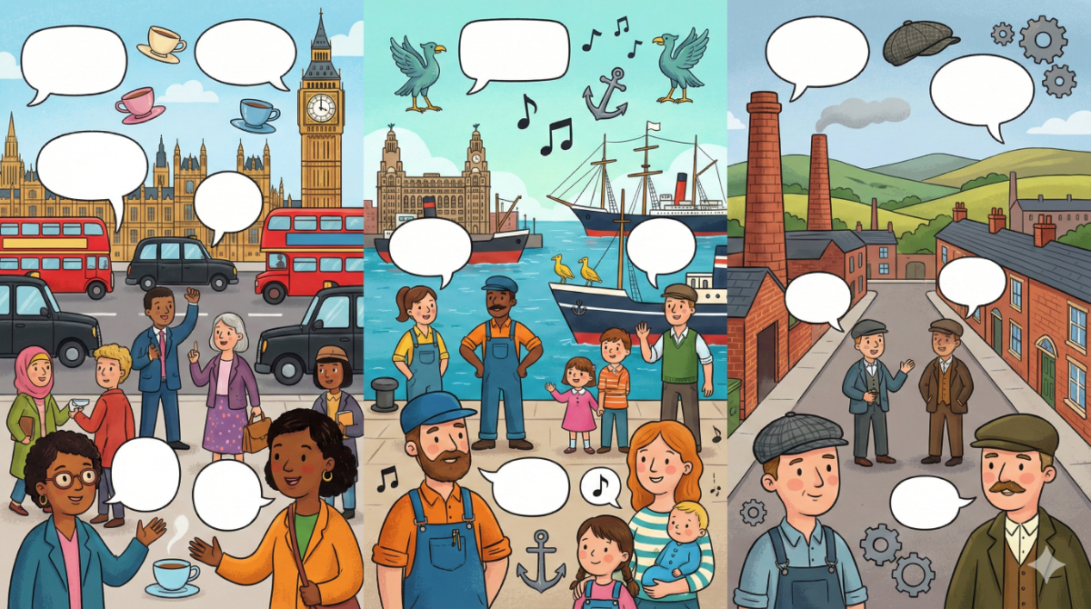 地域を反映するイギリス英語