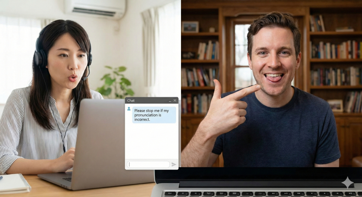 オンライン英会話での実践練習