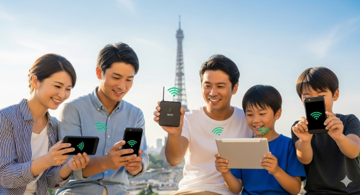 手軽さが魅力のレンタルwifi（ポケットワイファイ）