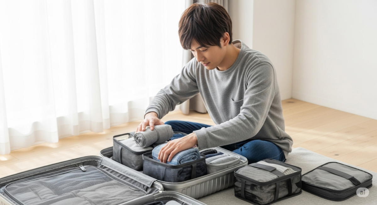 効率的に荷物が入るパッキングのコツ