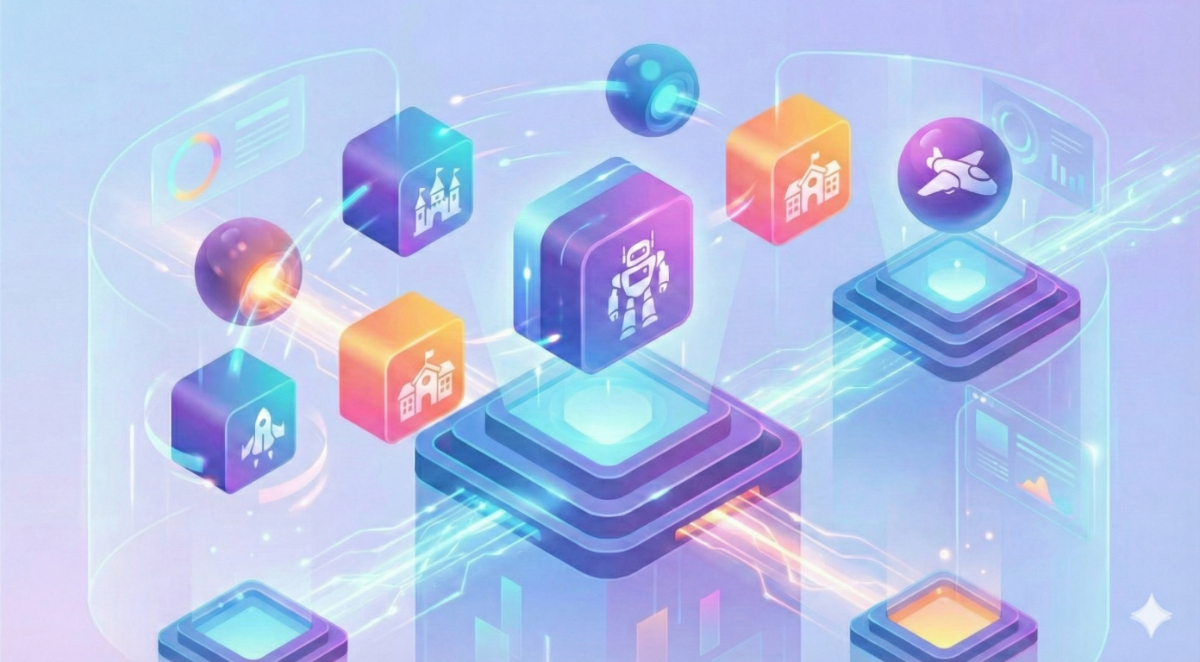 多様なジャンルのアニメ作品が選べるようなイメージ。