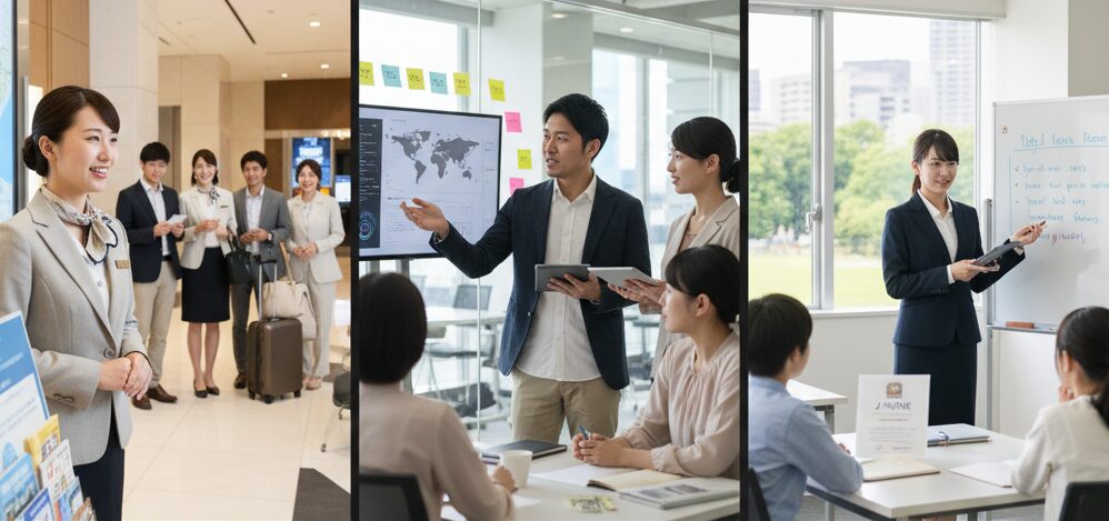 経験を活かせるワーホリ後の就職先例