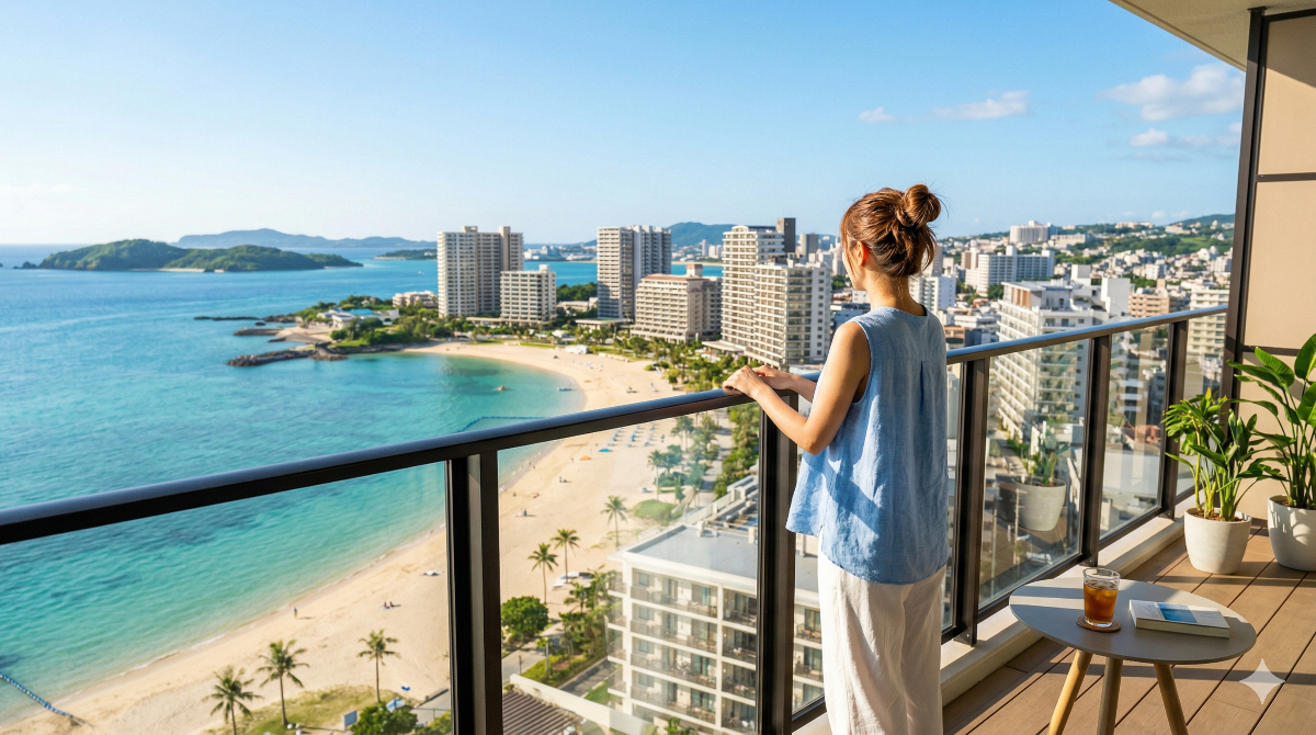 移住先でリラックスした時間を過ごしている女性の様子