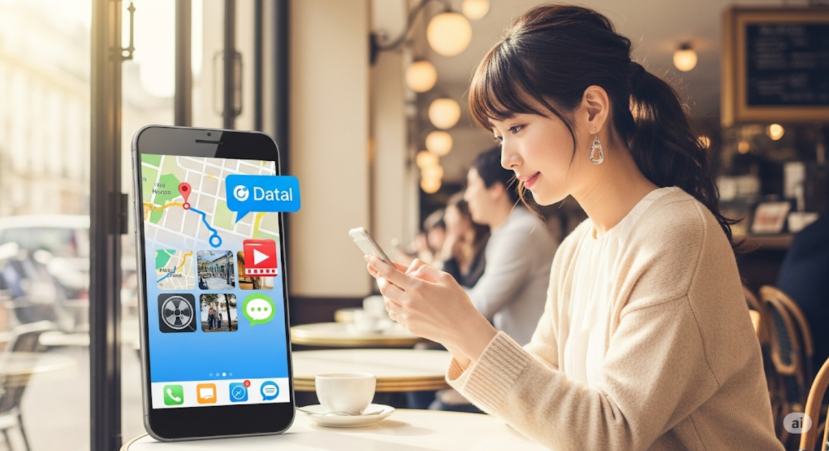 用途別のデータ通信量のギガ数目安