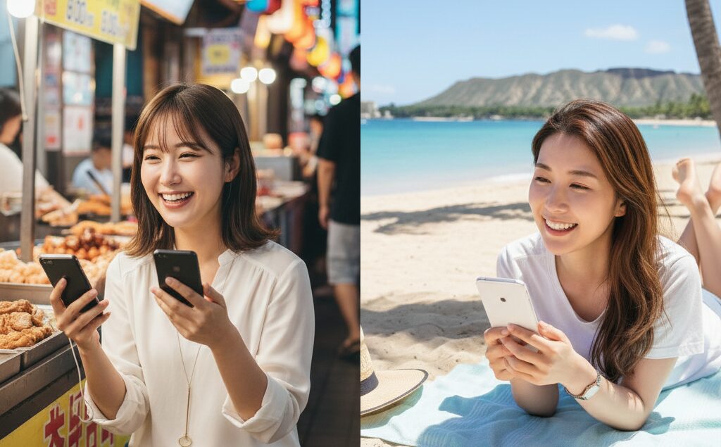 人気の韓国やハワイでの評判