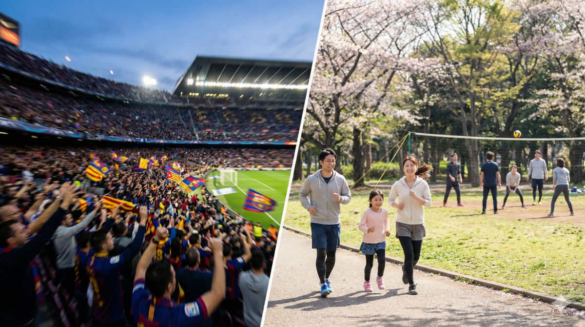 日本のスポーツ競技人口ランキング