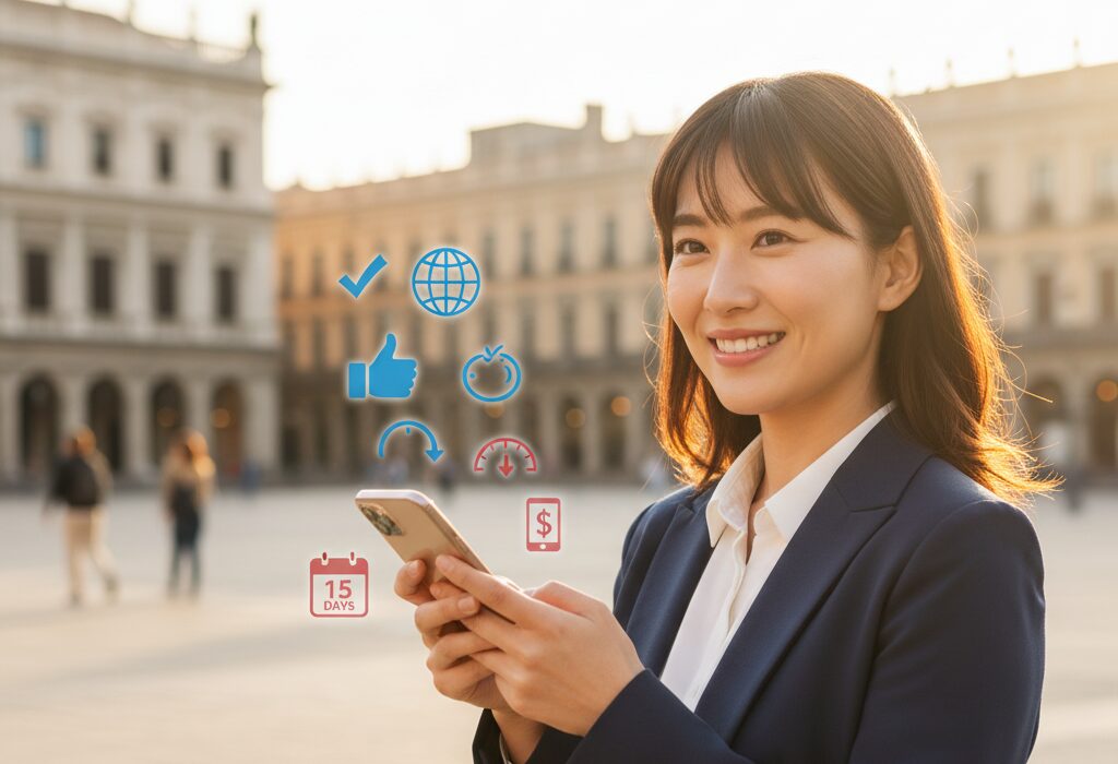 15日以上の海外利用での注意点