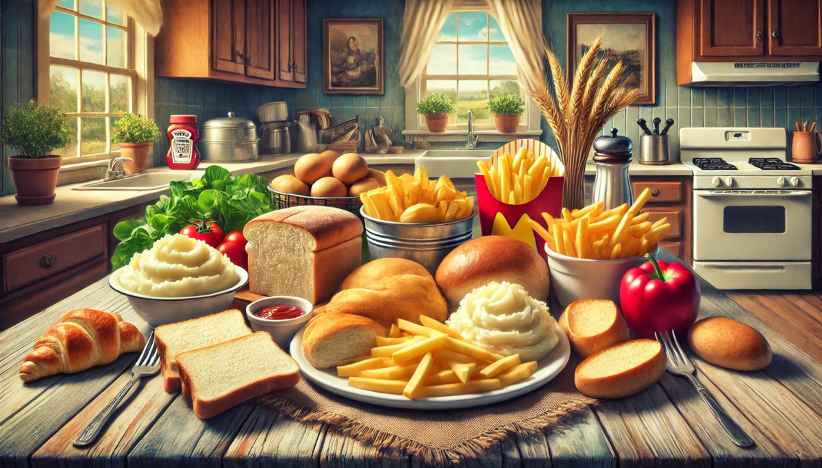 アメリカでのパンとポテトの役割