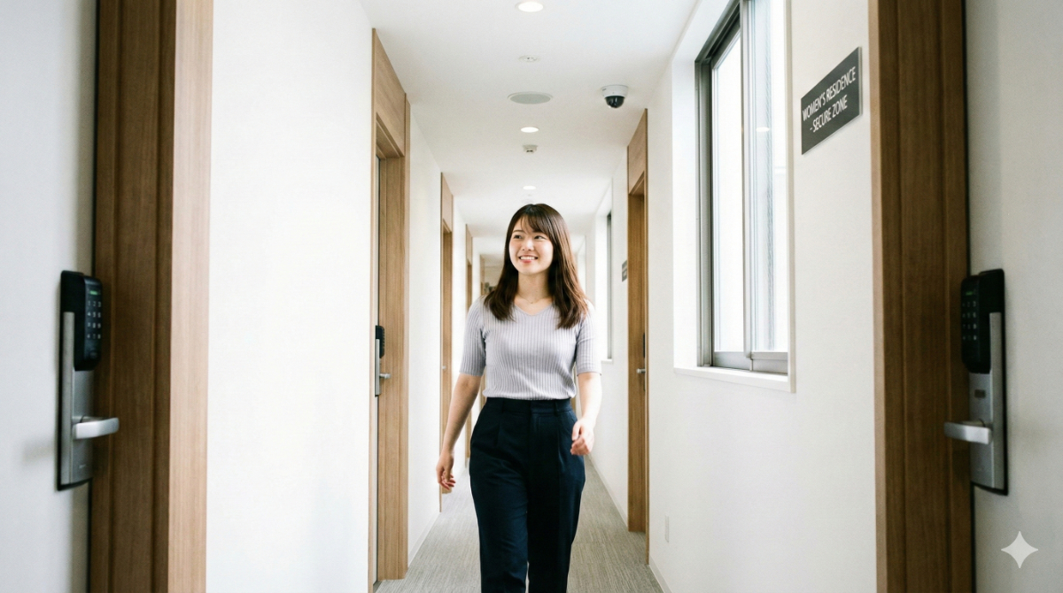 女の子は安全な寮や職場環境を選ぶ