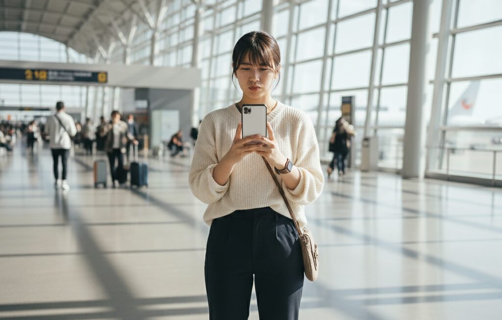 現地で繋がらない時の対策