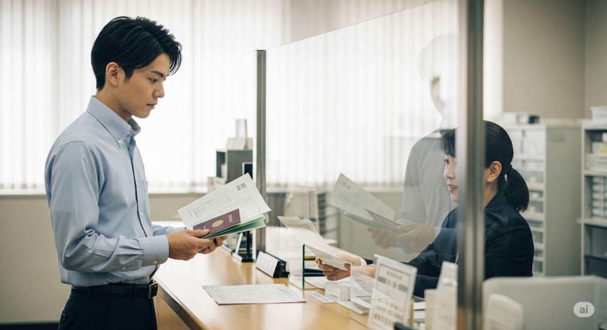 必須のビザ手続きと役所での手続き