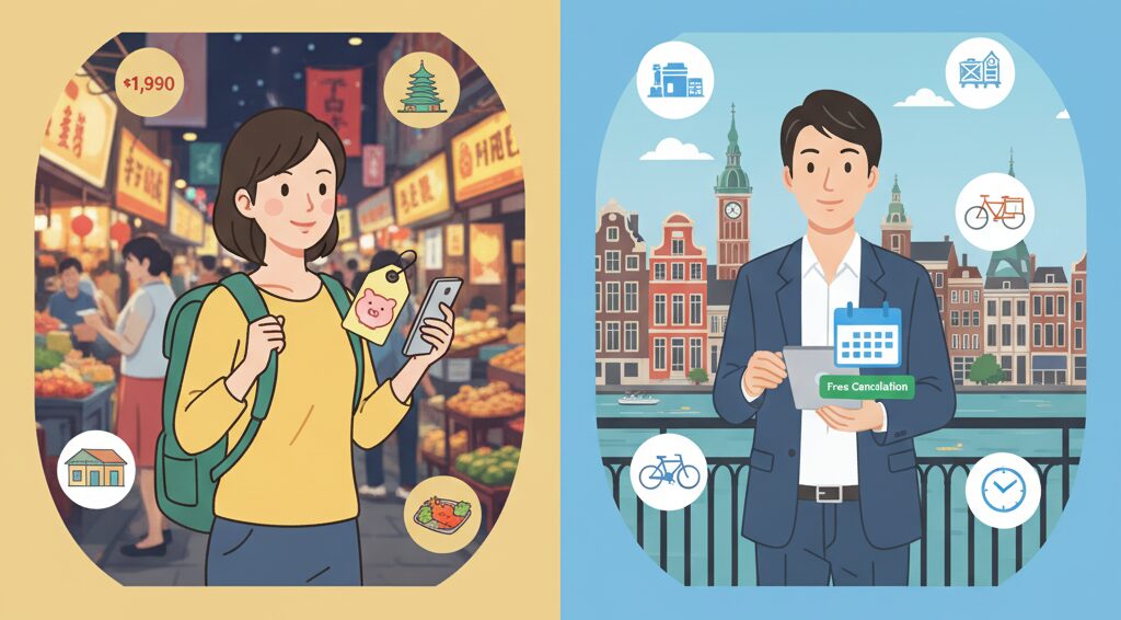 Booking.comとの比較