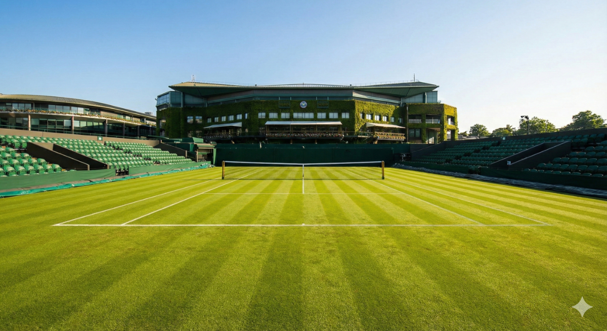 聖地でプレーされるテニス