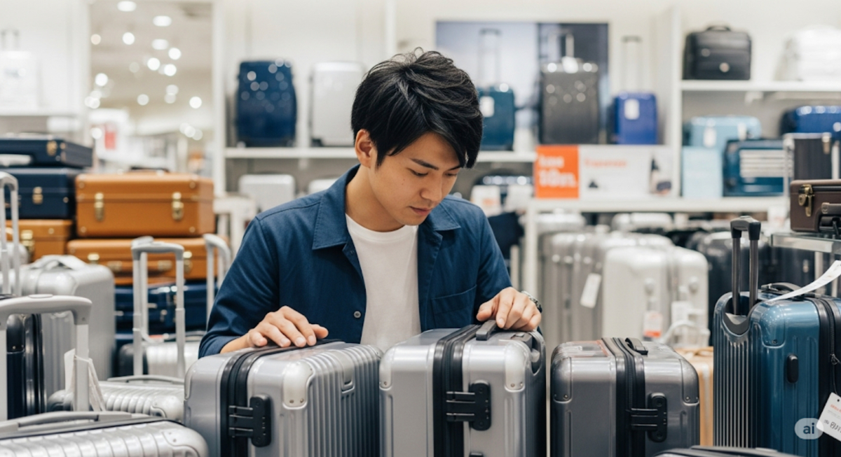 荷物用スーツケース選びのポイント