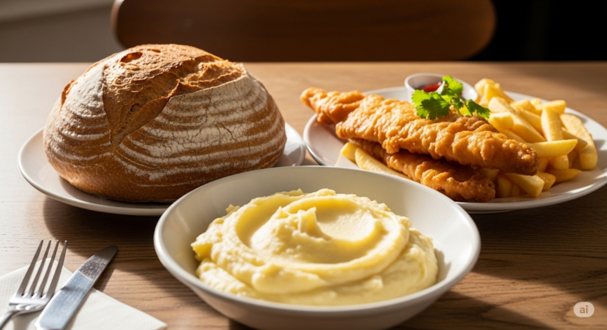 主食の代表格、じゃがいもとパン