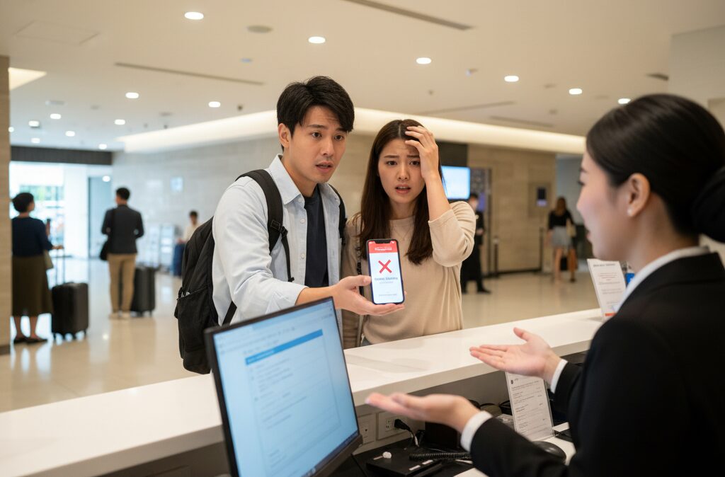 予約できてないトラブル対策