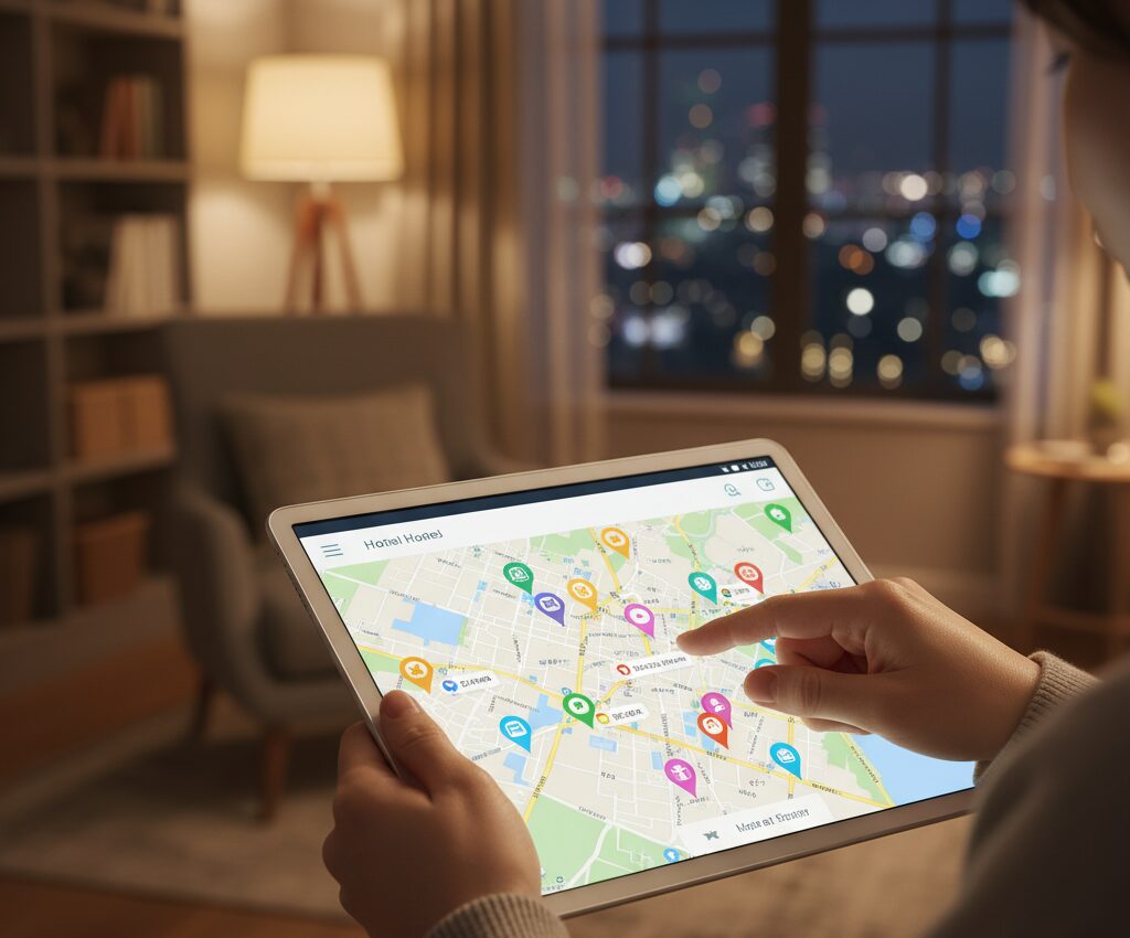 豊富な宿と予約の使いやすさ