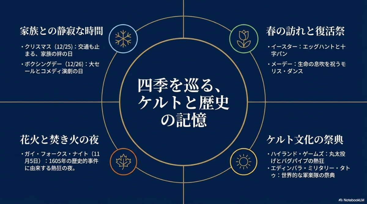 イースターやクリスマスなどイギリスの四季を巡る伝統行事